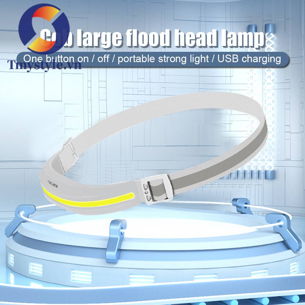 Đèn Pin Đeo Trán 4 Chế Độ Có Thể Sạc Lại Dùng Cho Leo Núi / Câu Cá