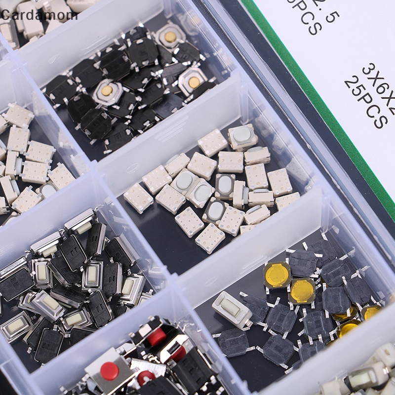 Set 250 Công Tắc Nút Nhấn Cảm Ứng 10 Loại Chuyên Dụng Cho Xe Hơi