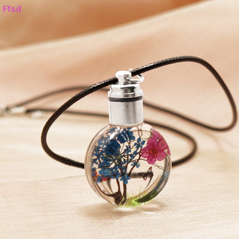 {Ffsd} Vòng cổ Mặt Quả Cầu Kính Phát Quang Cho Nữ