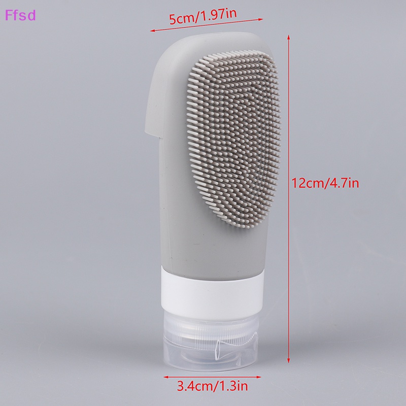 {Ffsd} Bộ Chai Silicone Rỗng Dạng Nhấn Đựng Mỹ Phẩm / Dầu Gội Đầu Có Thể Bơm Đầy Lại * Bán Chạy