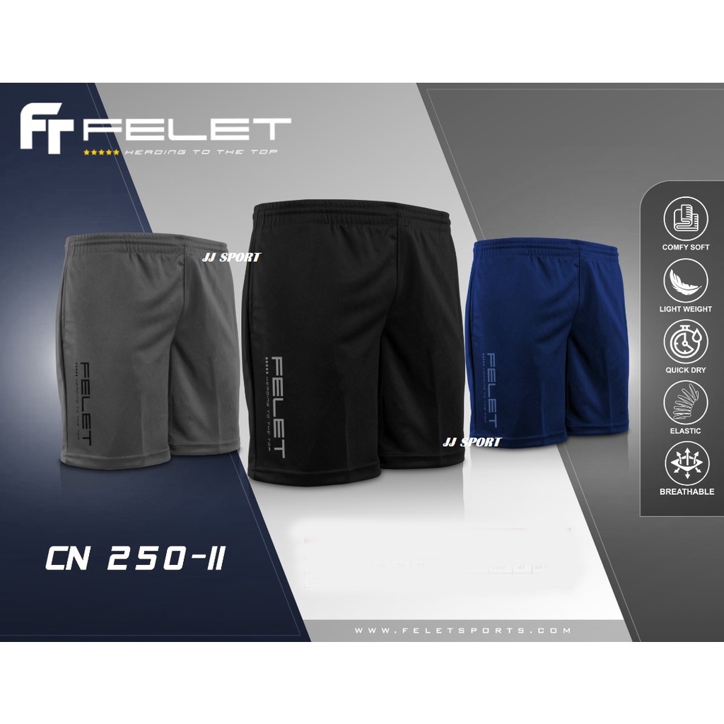 Quần Short Thể Thao Cầu Lông Felet / Hạm Đội Cn 250-ii