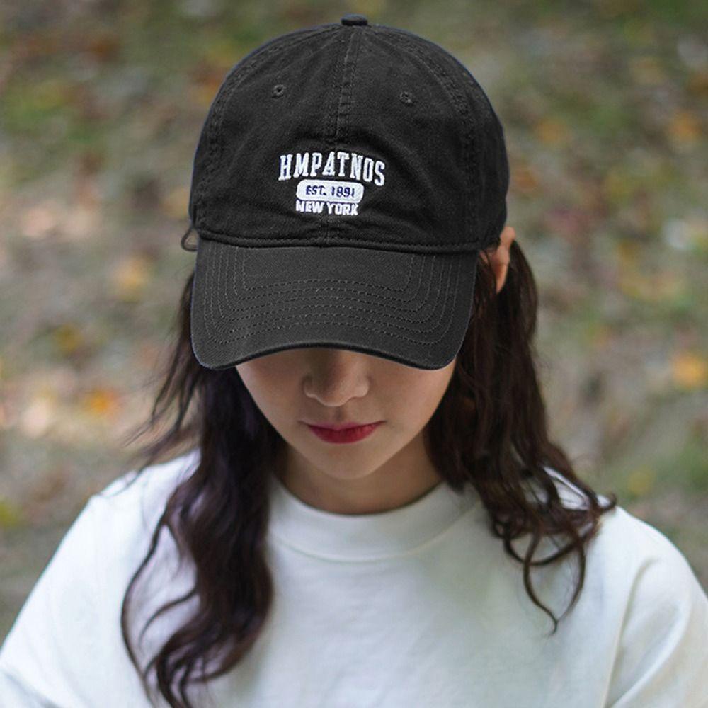 ANEMONE Mũ Lưỡi Trai Chống Nắng Thêu Chữ Ins Tùy Chỉnh Thời Trang Cho Nam Và Nữ