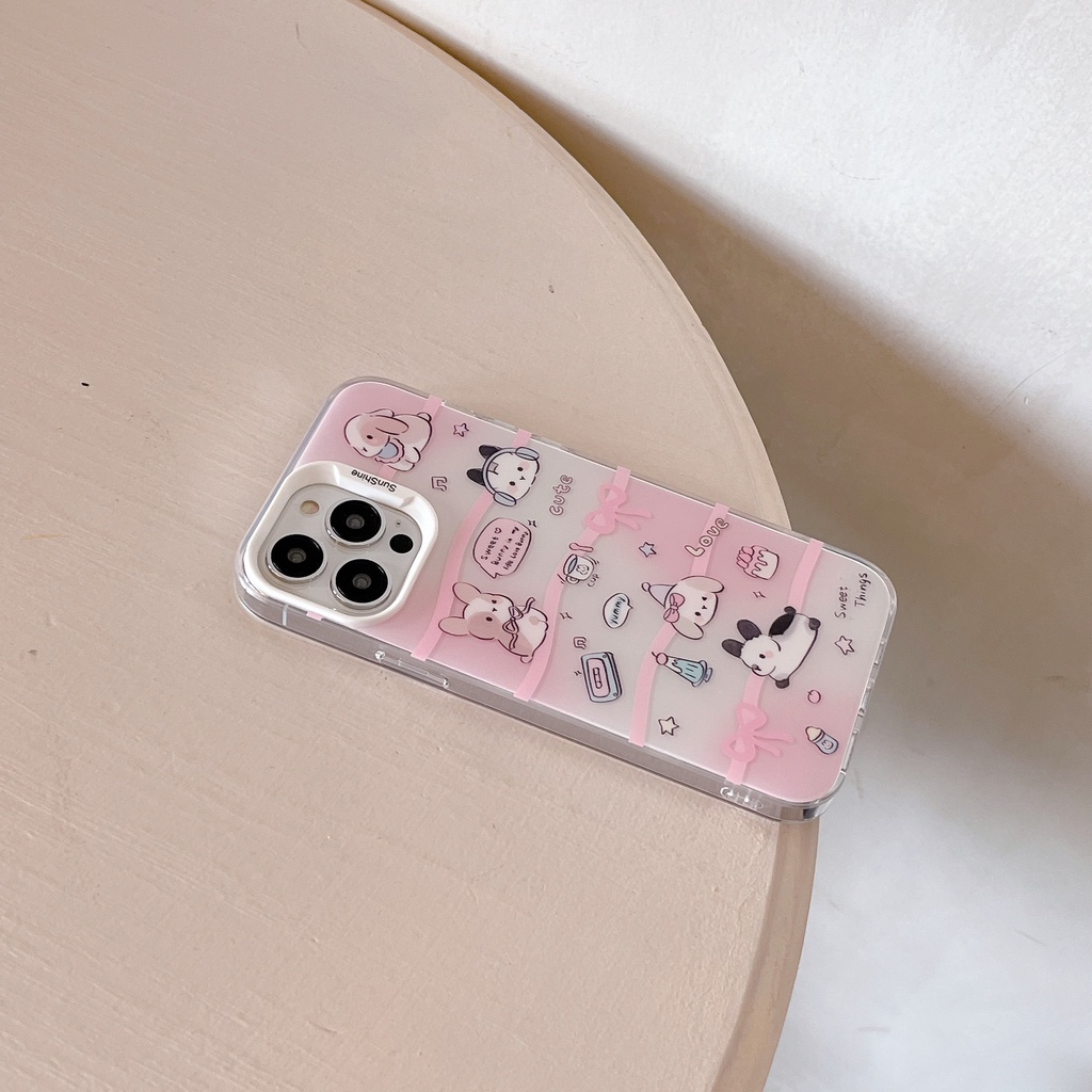 Ốp Điện Thoại IMD Hai Mặt Chống Sốc Cho IPhone 14 13 12 11 Pro Max