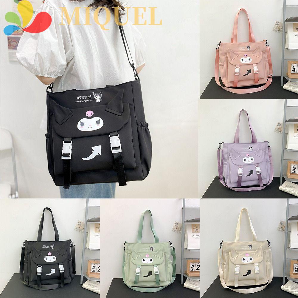MIQUEL Túi Xách Đeo Vai Kích Thước Lớn In Họa Tiết Hoạt Hình Phong Cách Hàn Quốc Cho Nữ