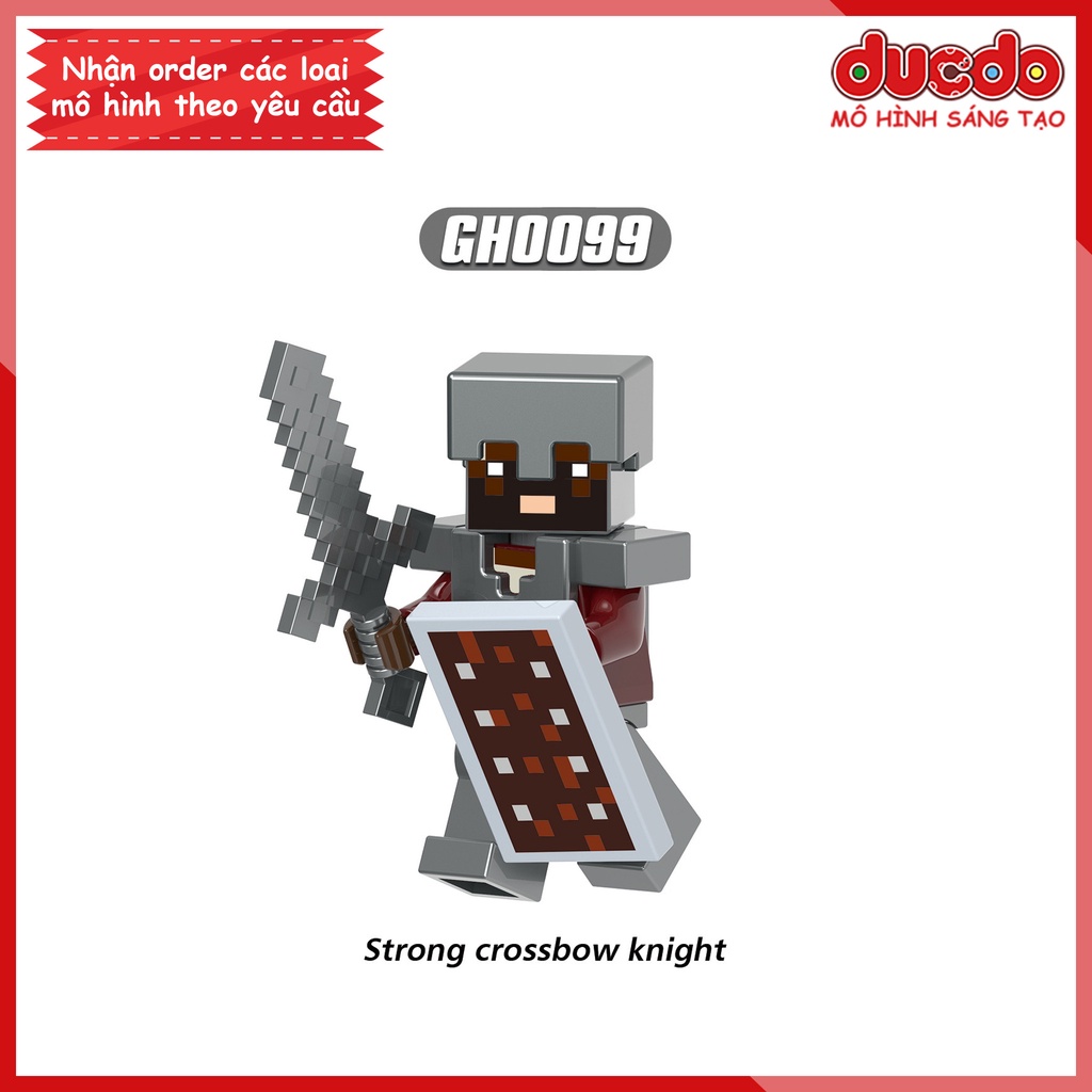 Minifigures các nhân vật Minecraft - Đồ chơi Lắp ghép Xếp hình Mini Mô hình XINH G0113
