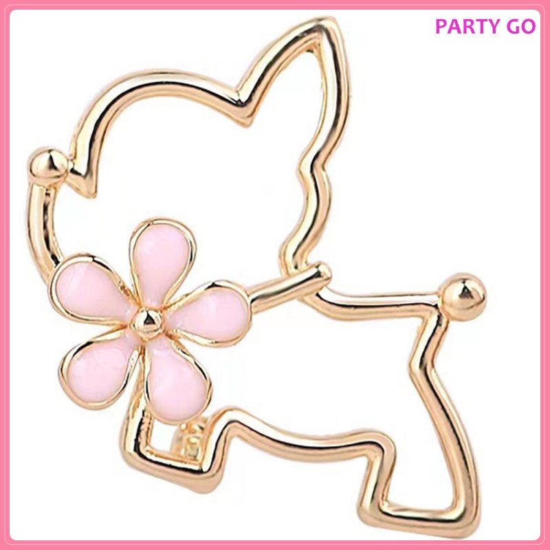 Ghim Cài Áo Hình Chú Mèo Bằng Kim Loại Màu Vàng Thời Trang Hàn Quốc Cho Nữ