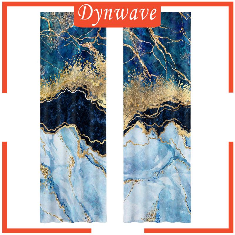 Set 2 Rèm Cửa Sổ Bằng Polyester In Họa Tiết Trang Trí Phòng Ngủ / Phòng Khách