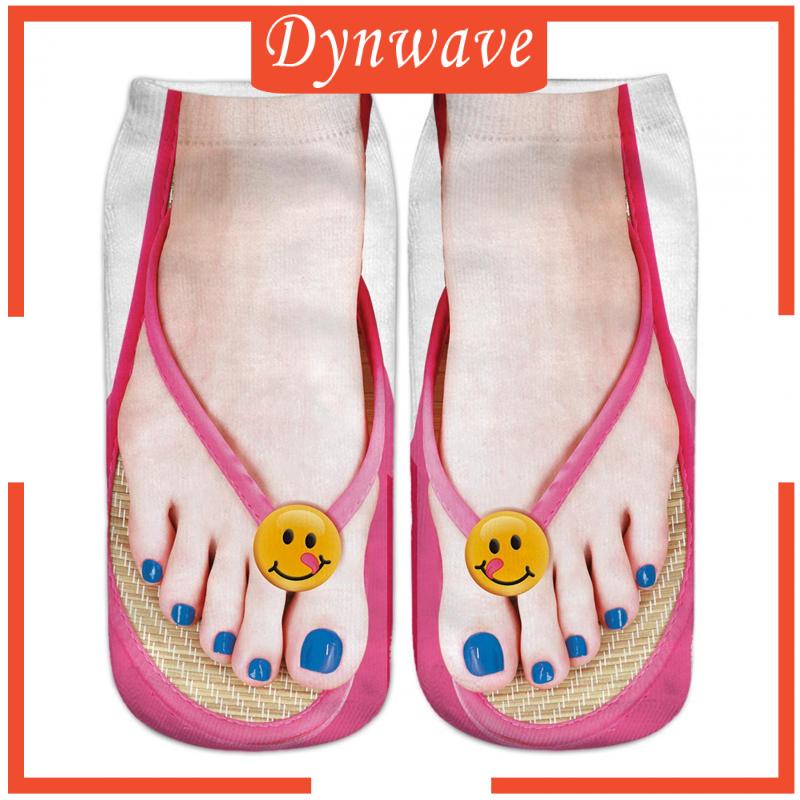 Vớ Xỏ Ngón In Họa Tiết Vui Nhộn Thời Trang Giáng Sinh