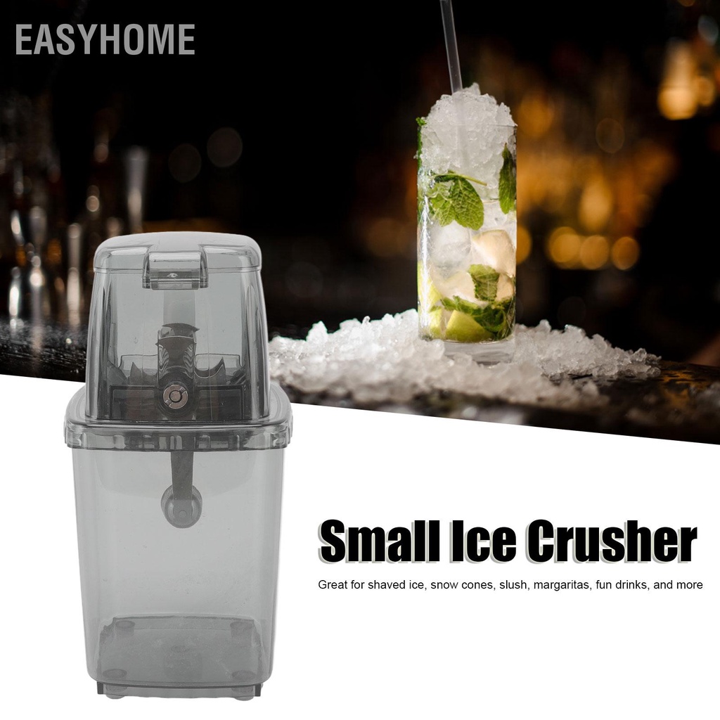 EasyHome Máy nghiền đá thủ công cạo râu cầm tay nhỏ làm nón tuyết vận hành bằng cho gia đình