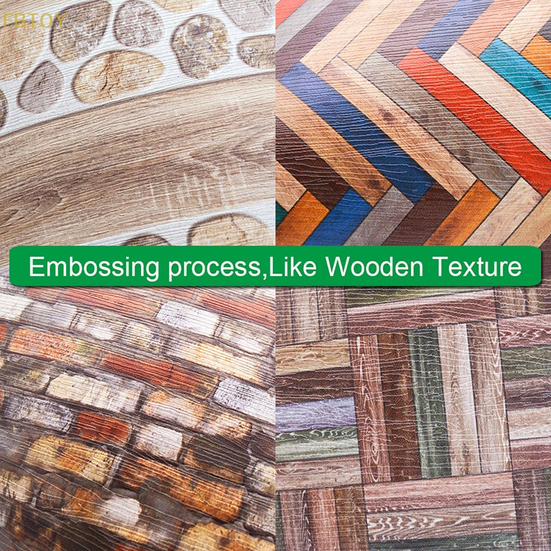 1 Miếng Dán Tường Giả Gạch Trang Trí Nhà Búp Bê Tỉ Lệ 1: 12