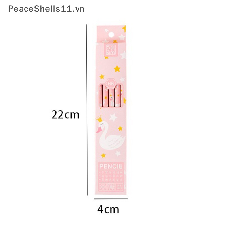 Set 10 Bút Chì Vẽ HB Họa Tiết Hoạt Hình Dễ Thương Dành Cho Học Sinh