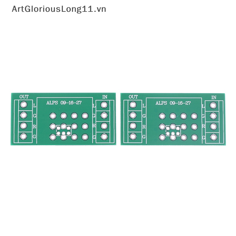 Bộ 2 Bảng Mạch Khuếch Đại Chiết Áp PCB Cho ALPS 09 Loại 16 Loại 27
