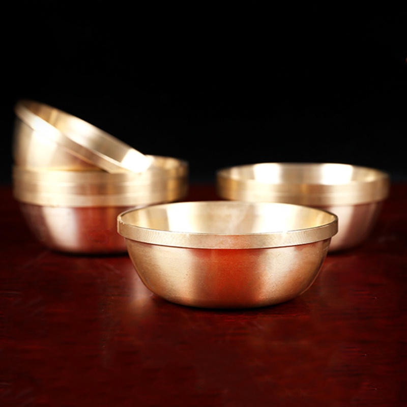 Cốc Nước Mini Bằng Đồng Phong Cách Tây Tạng