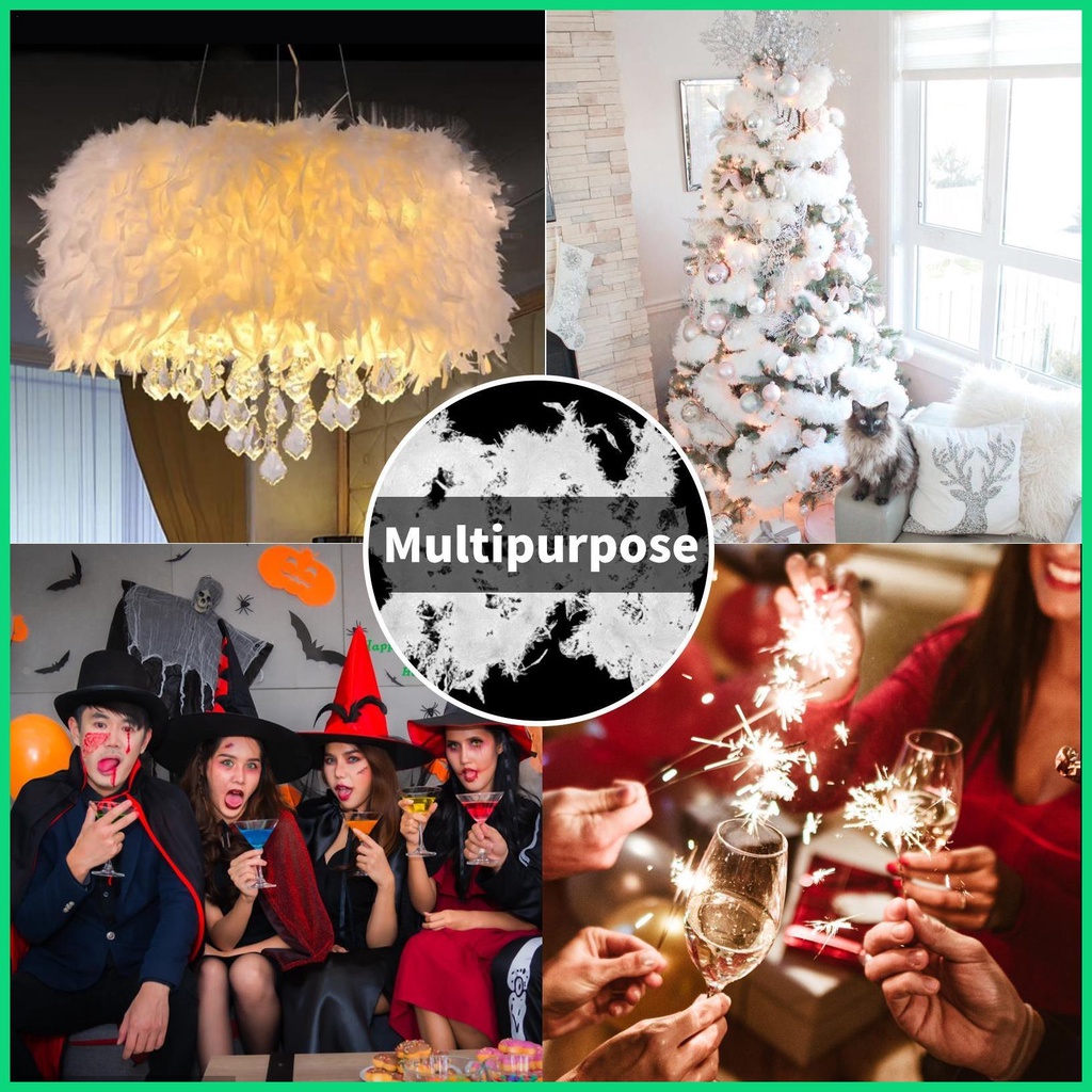 Lông Vũ Boas 2M / 6.6Ft Nhiều Màu Sắc Hóa Trang Lạ Mắt Cho Bé Gái jiwvn Jwvn