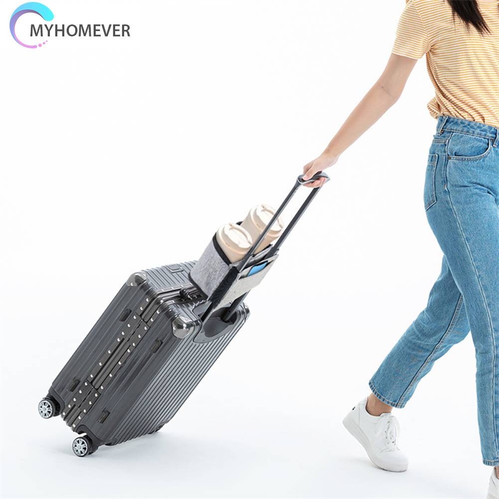 Giá Đỡ Cốc 2 Ngăn Bằng Vải Oxford Thoáng Khí Tiện Dụng Mang Theo Du Lịch