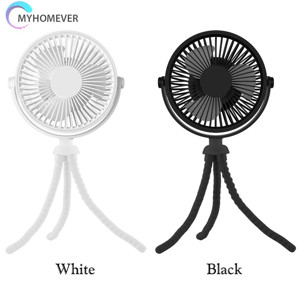 Quạt Mini Cầm Tay 3 Tốc Độ Không Ồn Hình Bạch Tuộc Sáng Tạo