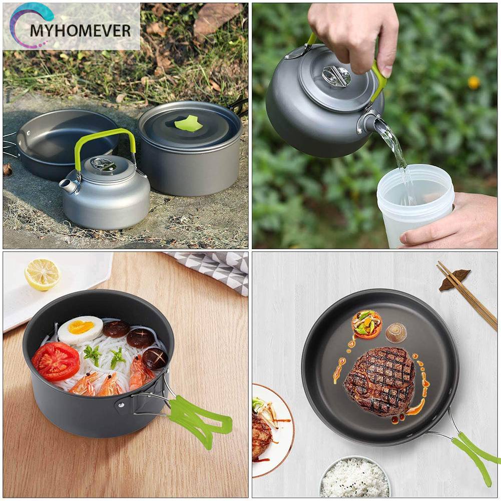 Bộ Dụng Cụ Nấu Ăn Có Thể Gấp Gọn Tiện Dụng Mang Theo Du Lịch Cắm Trại