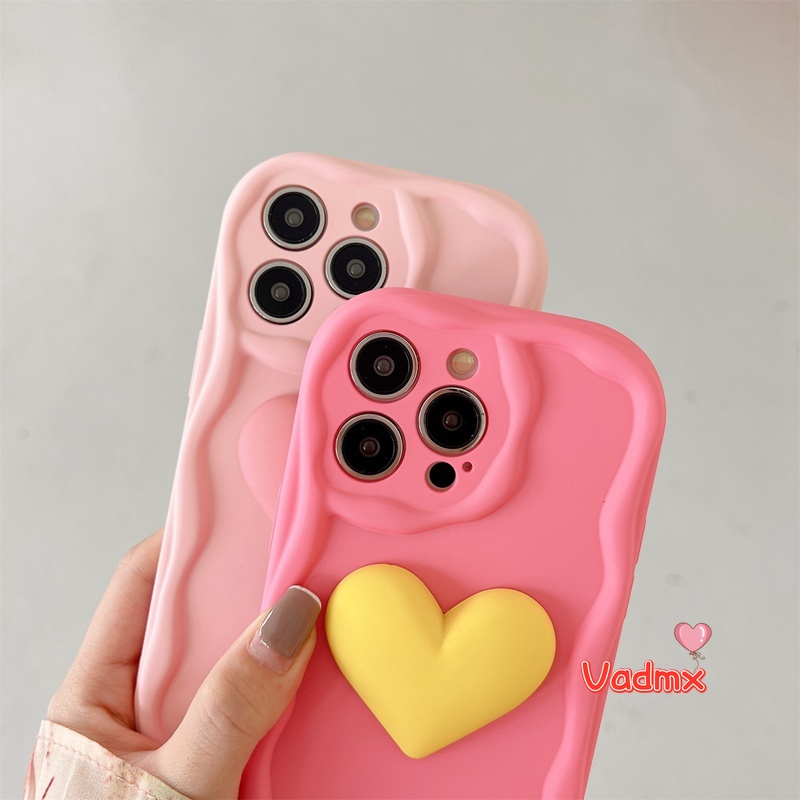 Ốp Điện Thoại Silicon Mềm Hình Trái Tim 3D Cho Samsung Galaxy S23 Ultra S23 Plus S23 + S22 + S22 Ultra S22 S21 Plus S21 Ultra S21 +