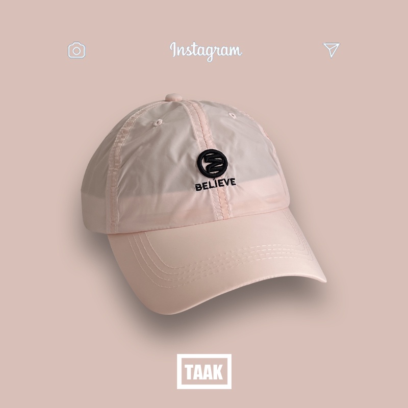 Mũ Lưỡi Trai Chống Nắng Siêu Nhẹ In Chữ Phong Cách Hàn Quốc Thời Trang Mùa Hè Cho Nam Và Nữ