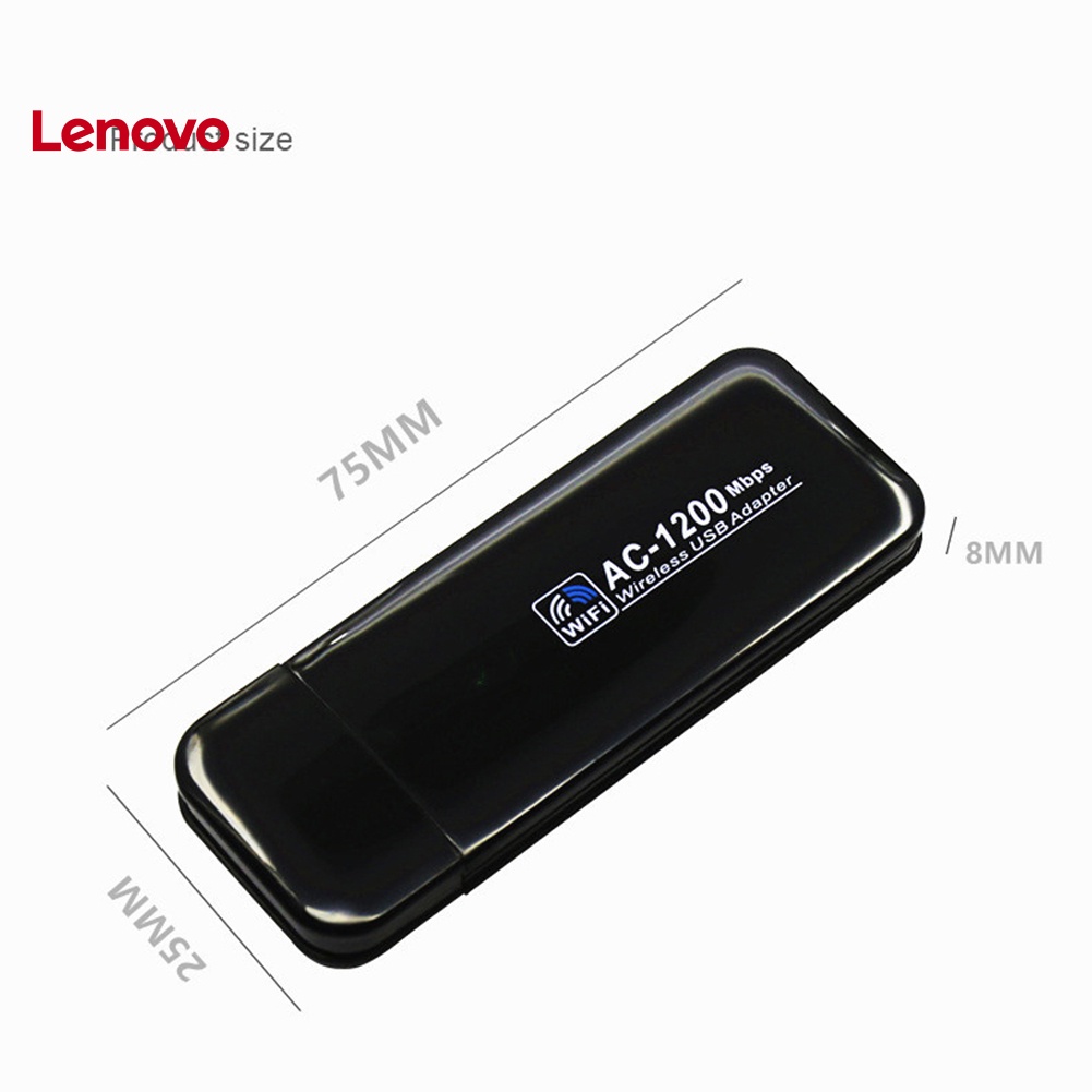Thẻ Mạng Không Dây 2.4G / 5.8G 1200Mbps Băng Tần Kép USB 3.0 Cho PC