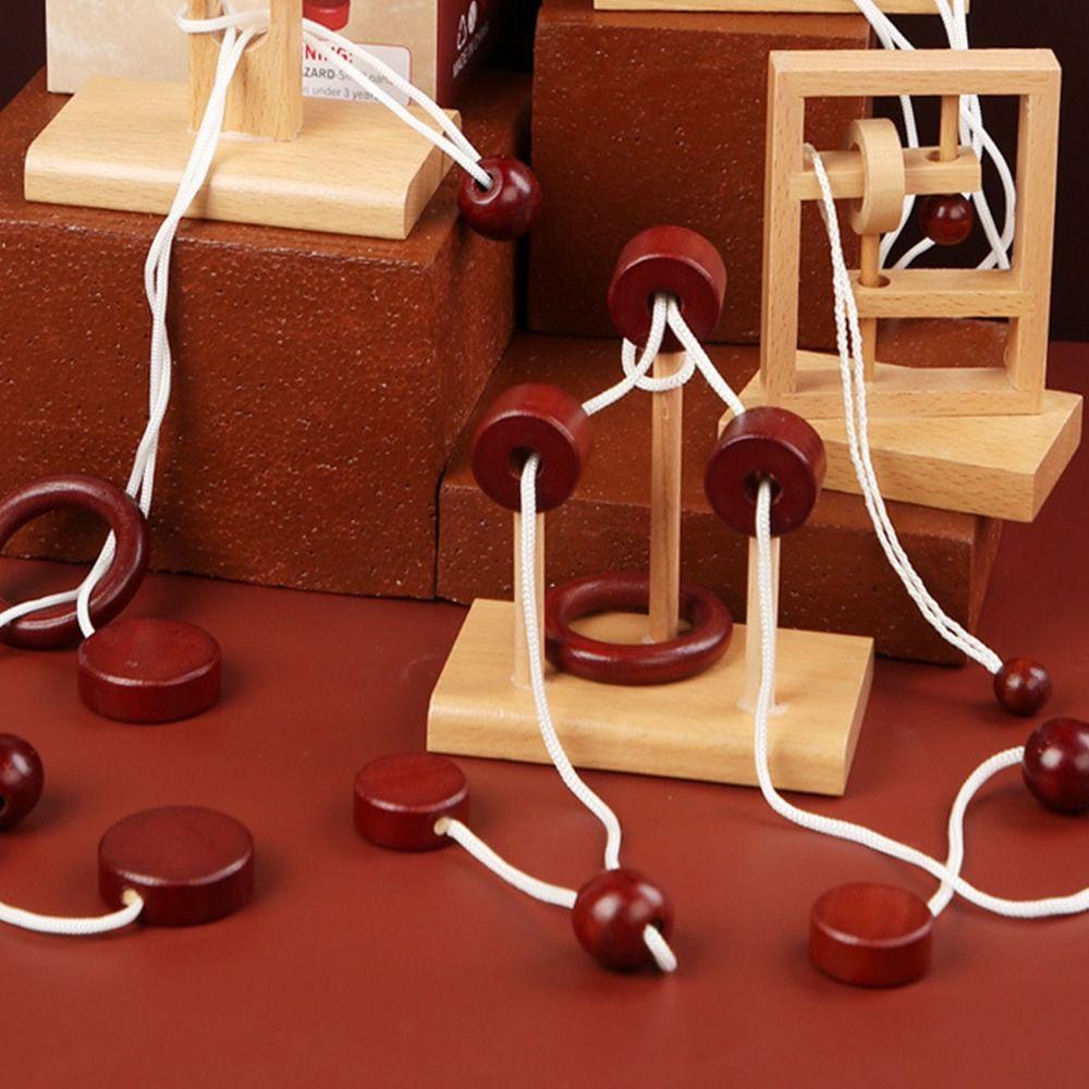 MIQUEL Đồ Chơi Vòng Dây Thừng Mê Cung 3D Phát Triển Trí Não Sáng Tạo Cho Trẻ Em / Trẻ Em