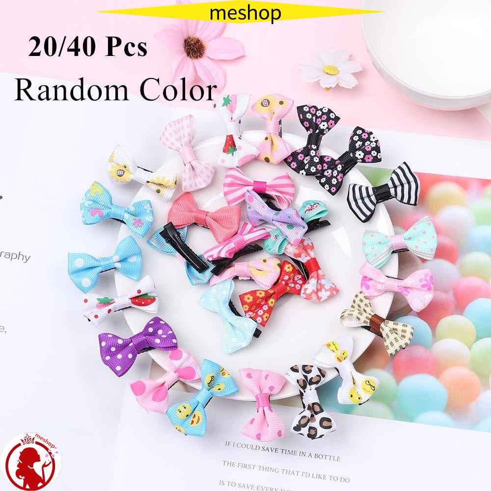 ME Set 20 / 40 Băng Đô Nơ Xinh Xắn Dành Cho Bé Gái