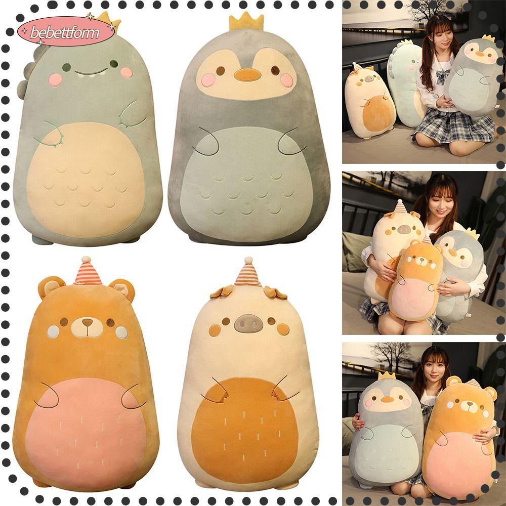 Thú Nhồi Bông Cotton Mềm Mại Hình Động Vật Đáng Yêu Cho Bé