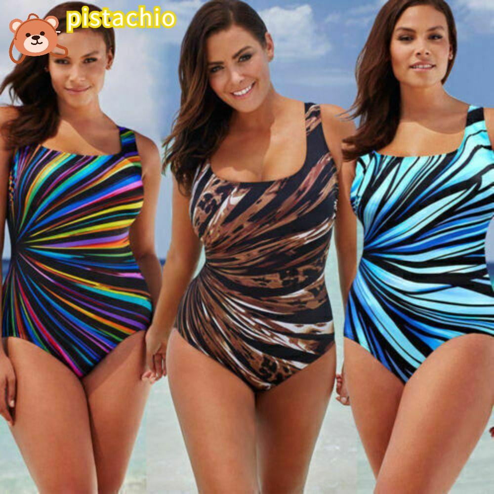 PISTA Bikini Một Mảnh Hở Lưng Size Lớn Quyến Rũ Cho Nữ