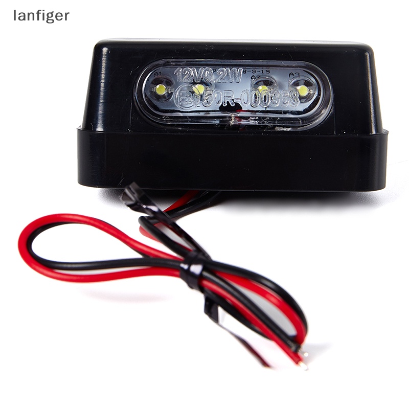 1 Đèn LED 12V Chống Nước Gắn Biển Số Xe Máy