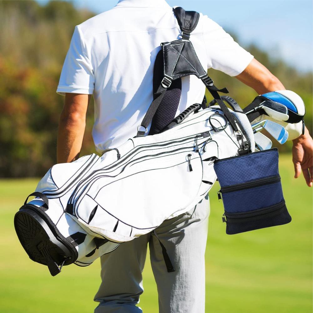 PEARLVN Túi Đựng Gậy Đánh Golf 3 Khúc Chất Lượng Cao Kèm Móc Di Động Cho Hoạt Động Ngoài Trời