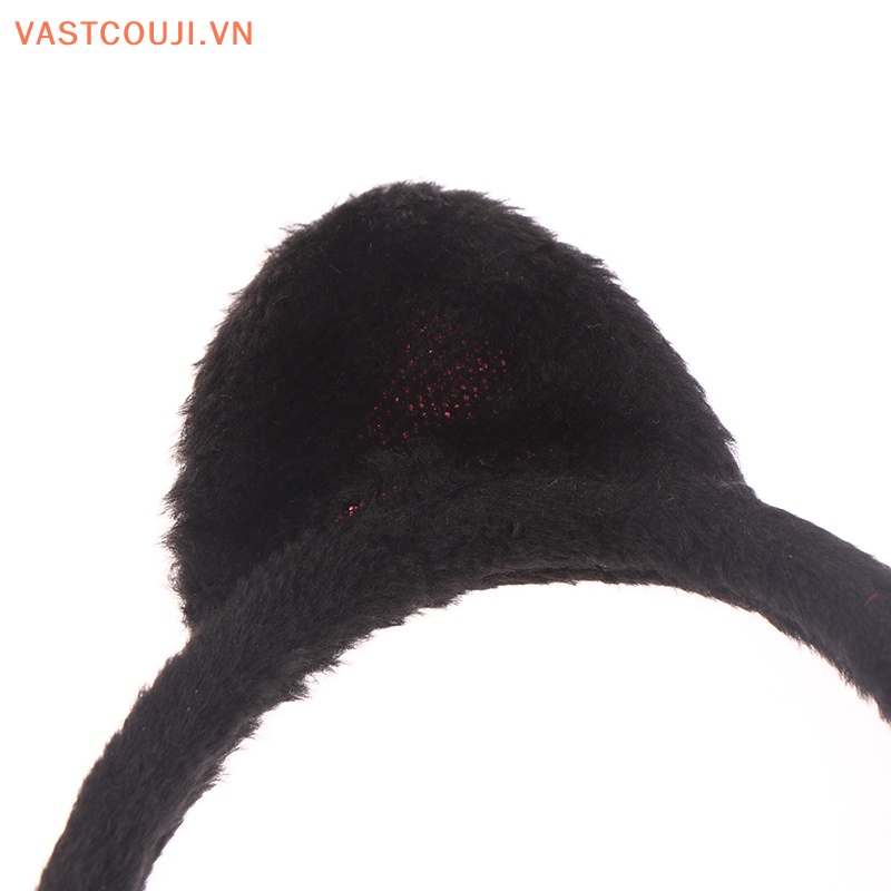 Băng Đô Tai Mèo Nhồi Bông Mềm Mại Hóa Trang Sáng Tạo