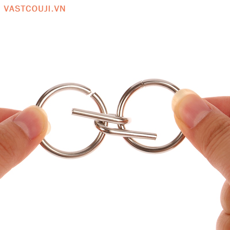 Bộ 8 Món Đồ Chơi Xếp Hình VASTJI Bằng Kim Loại Độc Đáo Cho Trẻ Em Và Người Lớn