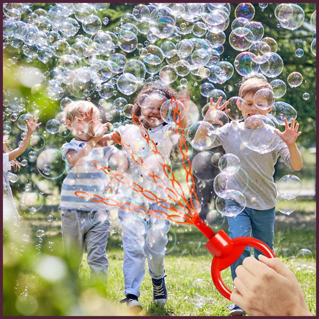 Đồ Chơi Thổi Bong Bóng Hình Mặt Cười 32 Lỗ Cầm Tay Trang Trí Tiệc Cưới / Sân Vườn Cho Bé