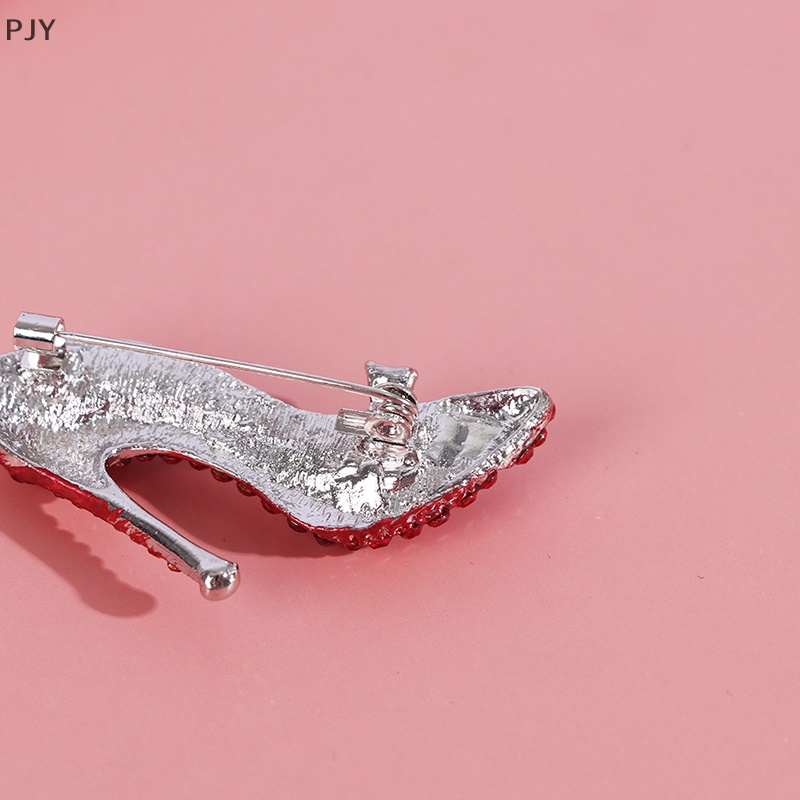 Trâm Cài Áo Hình Giày Cao Gót Thời Trang Sáng Tạo Cho Nữ PJ