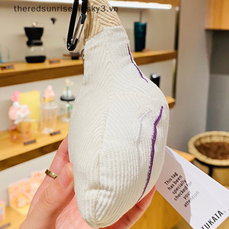 Đồ Chơi Nhồi Bông Thủ Công Hình Chú Chó Béo Scallions Tỏi / Nấm Dễ Thương Dùng Làm Móc Khóa / Túi Xách / Quà Tặng Sinh