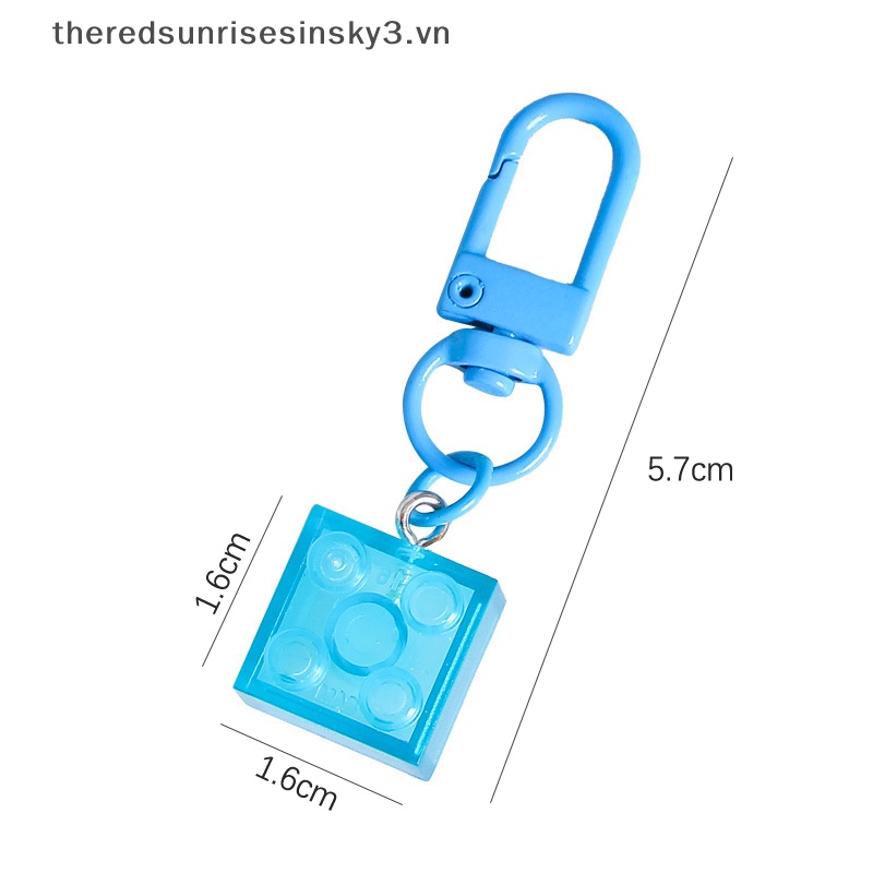 # # Móc Chìa Khóa Dạng Viên Gạch Thời Trang Làm Quà Tặng Cho Cặp Đôi Nam Nữ