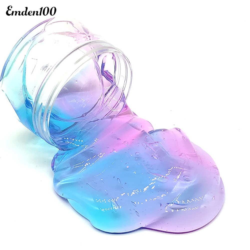 [EMDEN] Đồ Chơi Chất Nhờn Pha Lê Trong Suốt Đầy Màu Sắc Giảm Căng Thẳng Cho Trẻ Em