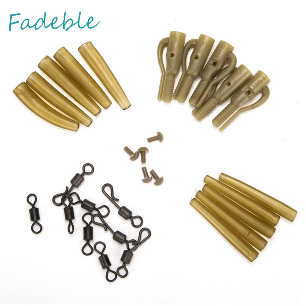 Set 30 Ống Cao Su Mềm Có Khớp Khuyên Cho Câu Cá