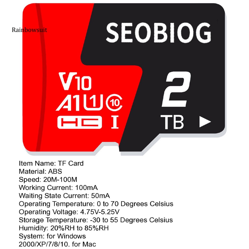 Thẻ Nhớ TF Hiệu Quả Cao Chống Va Chạm Cho Máy Tính