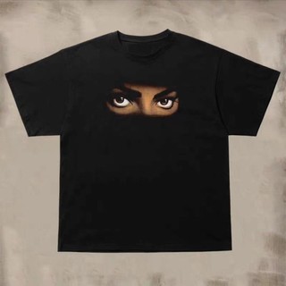 Áo thun tay ngắn in hình michael jackson phong cách retro đường phố cho nam và nữ