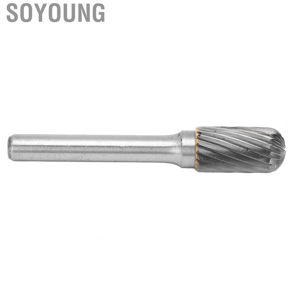 Soyoung Carbide Burr File  Deburring High Efficiency Die Grinder Bit Single Cut for Ship Automobile