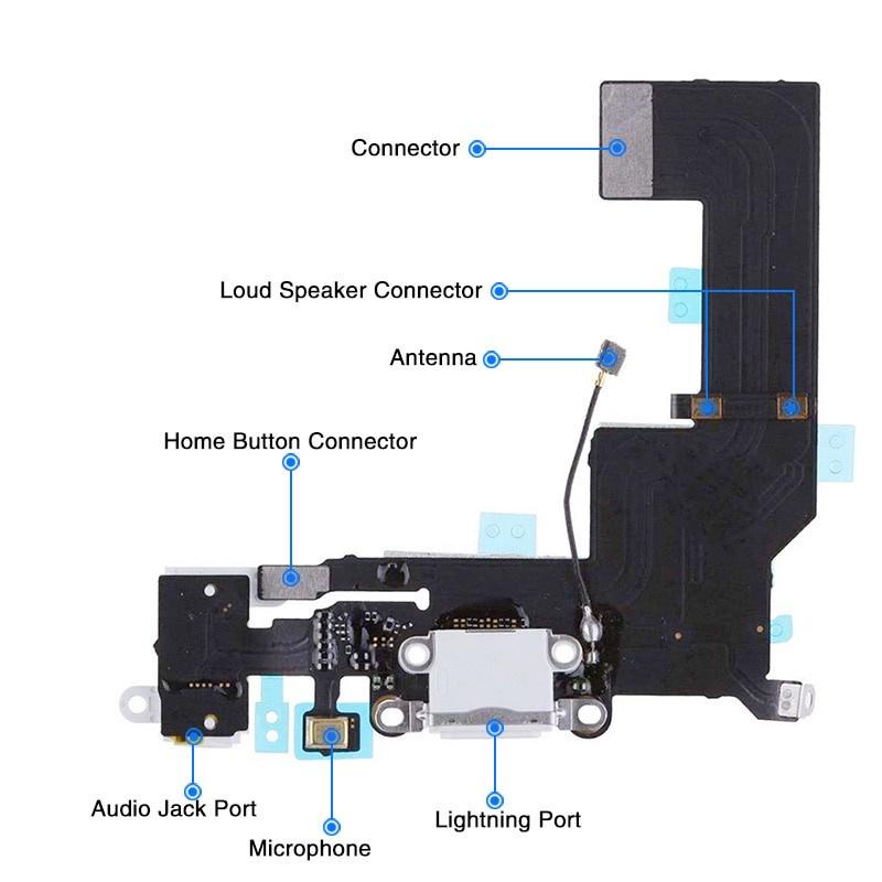 Cáp Sạc Cổng USB Thay Thế Chuyên Dụng Cho iP 5 5S se 6 6s 7 Plus X Xs XR Max