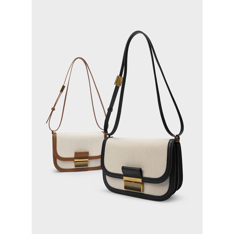 Charles and KEITH CK2-80782074 Túi Xách Đeo Vai Thiết Kế Đơn Giản Thời Trang Cao Cấp Cho Nữ