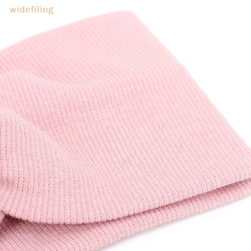 Băng Đô Cotton Mềm Mại Co Giãn Màu Trơn Thắt Nút Thời Trang Xuân Hè Cho Bé Gái Rửa Mặt / Trang Điểm