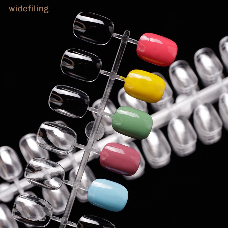 Set 240 Thẻ Móng Tay Giả Trưng Bày Nhiều Màu Sắc