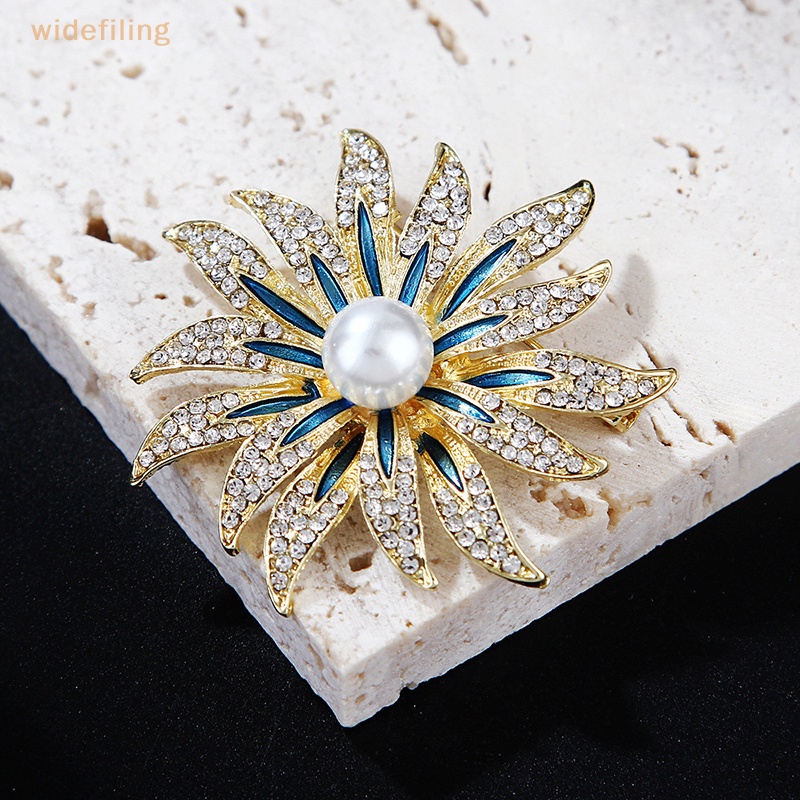 Trâm Cài Áo Hình Hoa Hướng Dương Đính Ngọc Trai Thời Trang Dành Cho Nữ