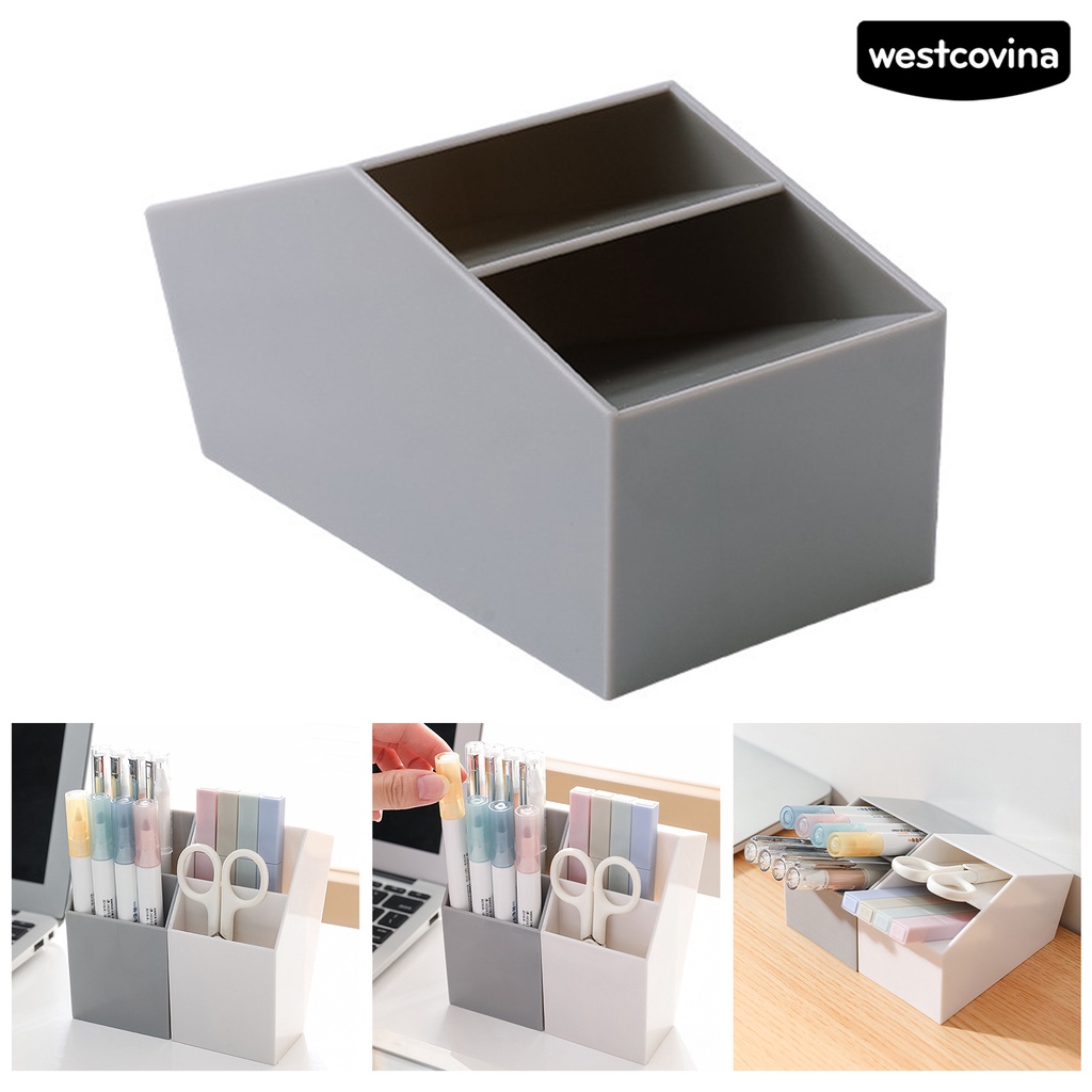 [WSTN]✎Hộp Đựng Cọ Trang Điểm Sức Chứa Lớn Tiết Kiệm Không Gian