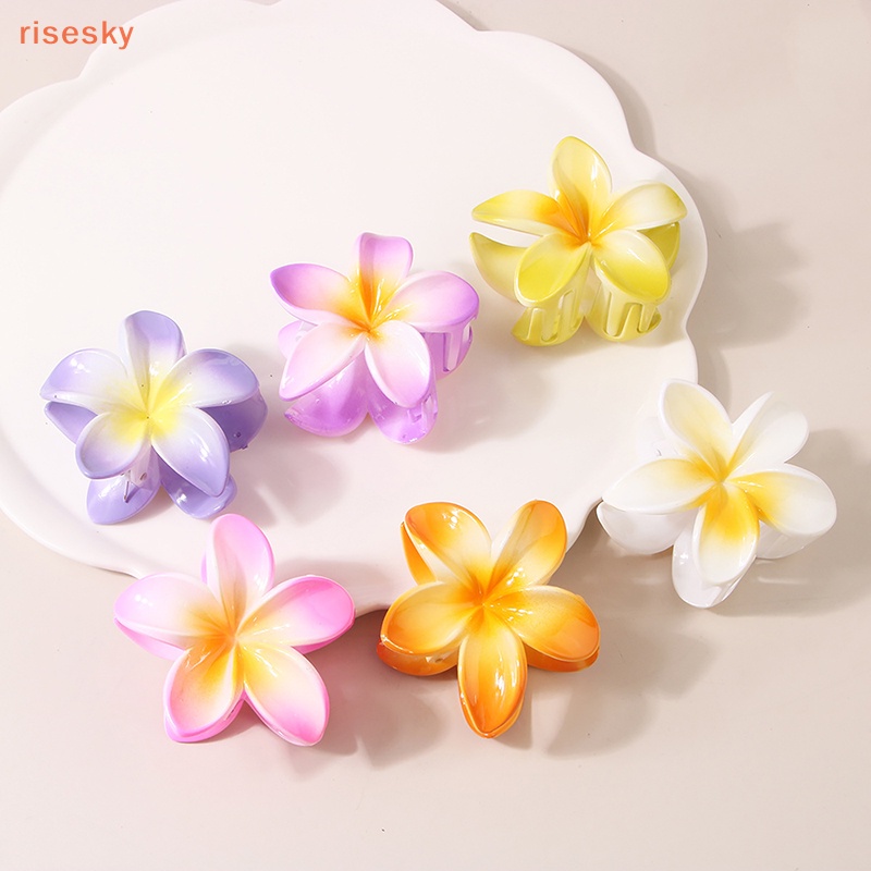 1 Kẹp Tóc Hoa / Quả Trứng Phong Cách Bohemia Thời Trang Đi Biển Cho Nữ