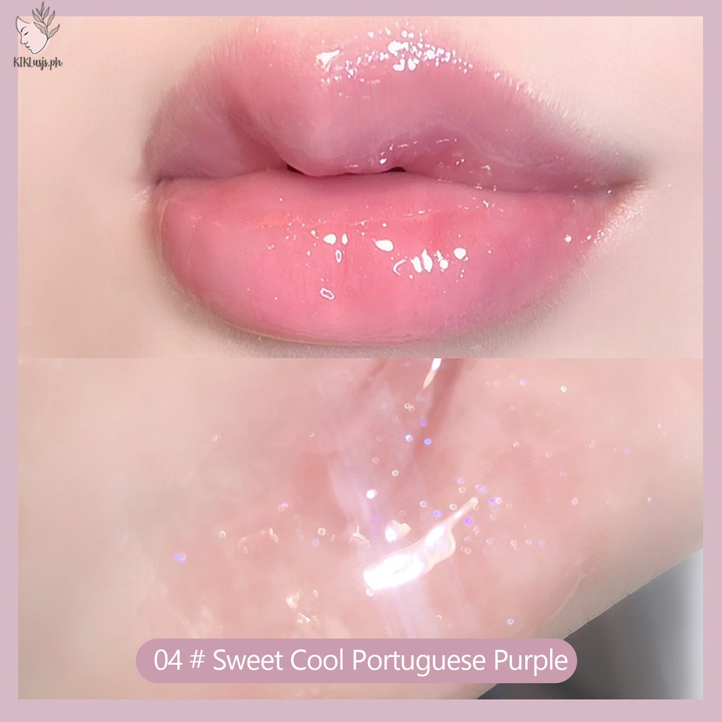 Gương Nước Son Bóng Nước Son Bóng Môi Glaze Trong Suốt Dầu Môi Chất Lỏng Lâu Dài Son Môi Trong Suốt Lấp Lánh Primer Hydrating Plump