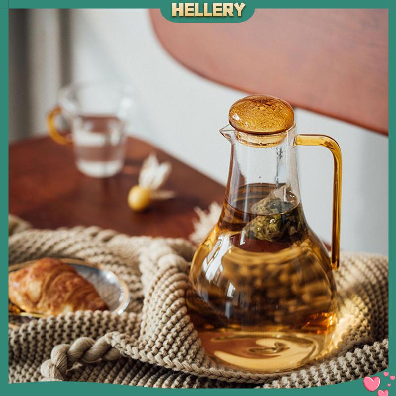 Bình Đựng Nước Bằng Kính Trọng Lượng Nhẹ 1300ml Có Tay Cầm Tiện Dụng